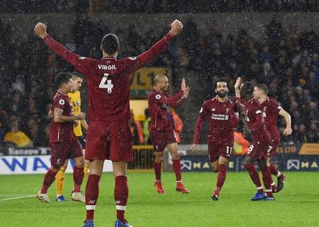  萨拉赫传射建功利物浦客胜水晶宫豪取五连胜